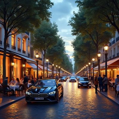 Twilight Elegance Champs Élysées In Luxe Motion 1842222097557729282